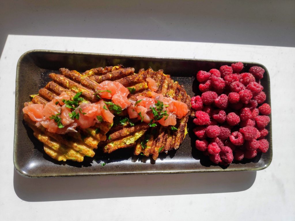 Waffles din dovlecei (fara gluten, fara lactate)